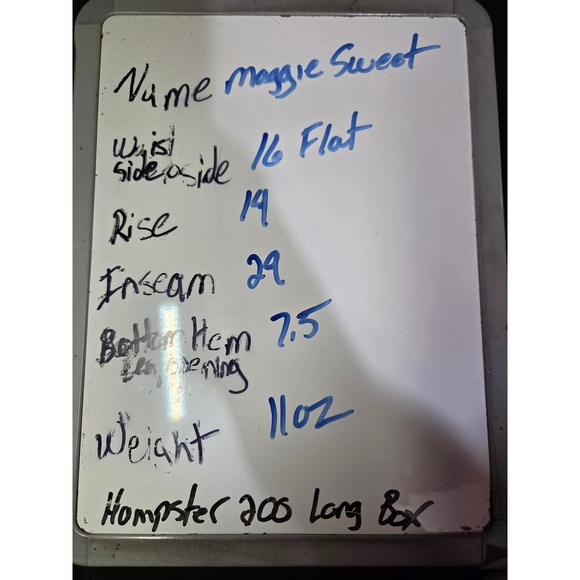 Maggie Sweet Womens 1X Floral Striped Pants Elastic Waist Straight‎ Leg Vintage - Picture 6 of 6